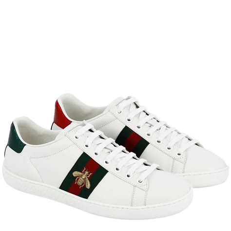 white gucci shoes free shipping|all white gucci shoes.